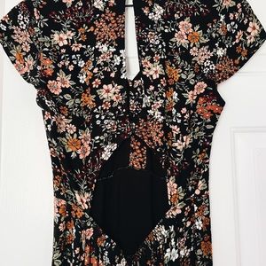 Abercrombie and Fitch midi dress with leg slit